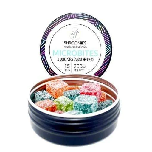 Shroomies-Microbites-Assorted-Gummies-–-3000mg-510x510-1.webp Buy Shroomies Microbites Assorted Gummies – 3000mg - Image 1