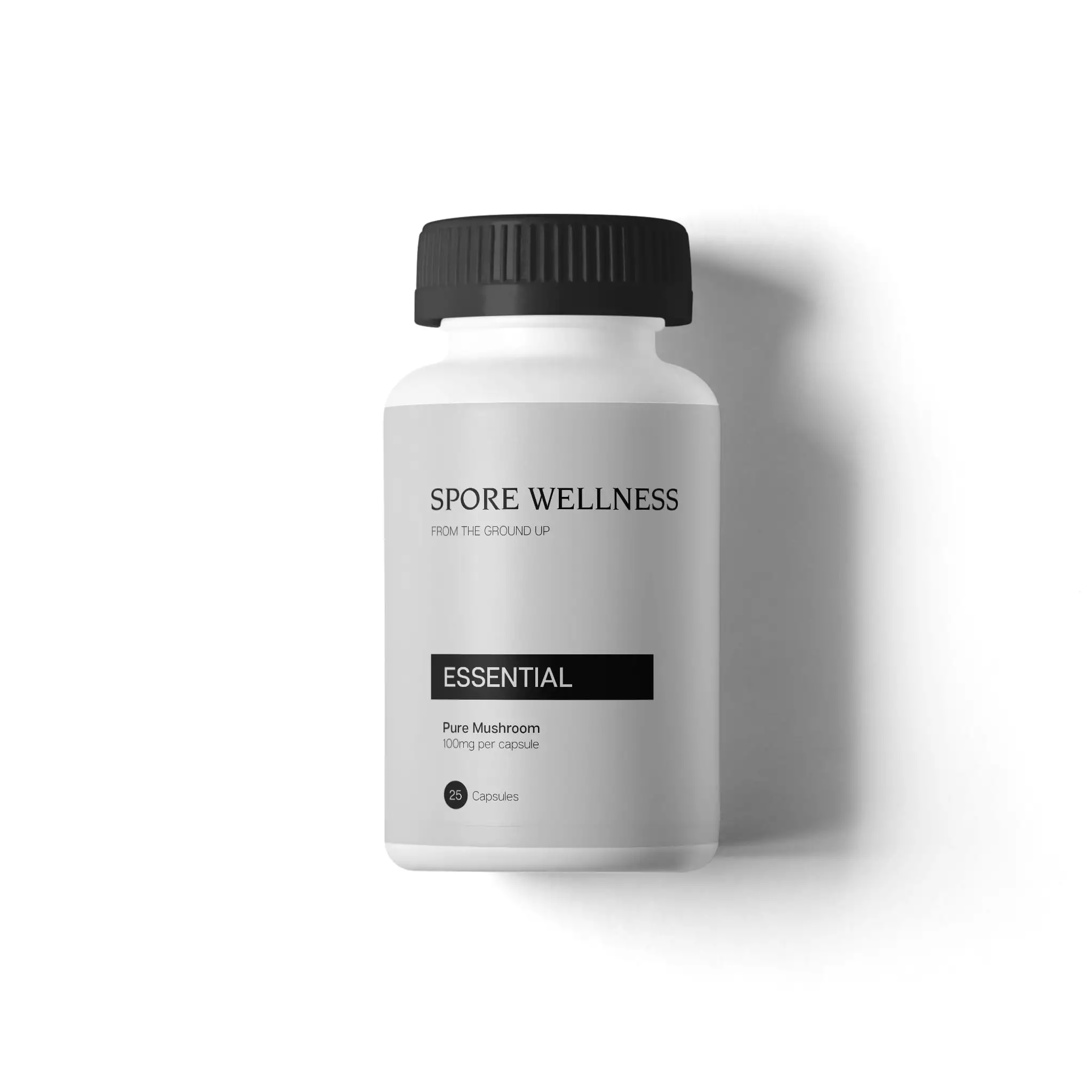 Spore-Wellness-Essential-front.webp Spore Wellness (Essential) Microdosing Mushroom Capsules - Image 1